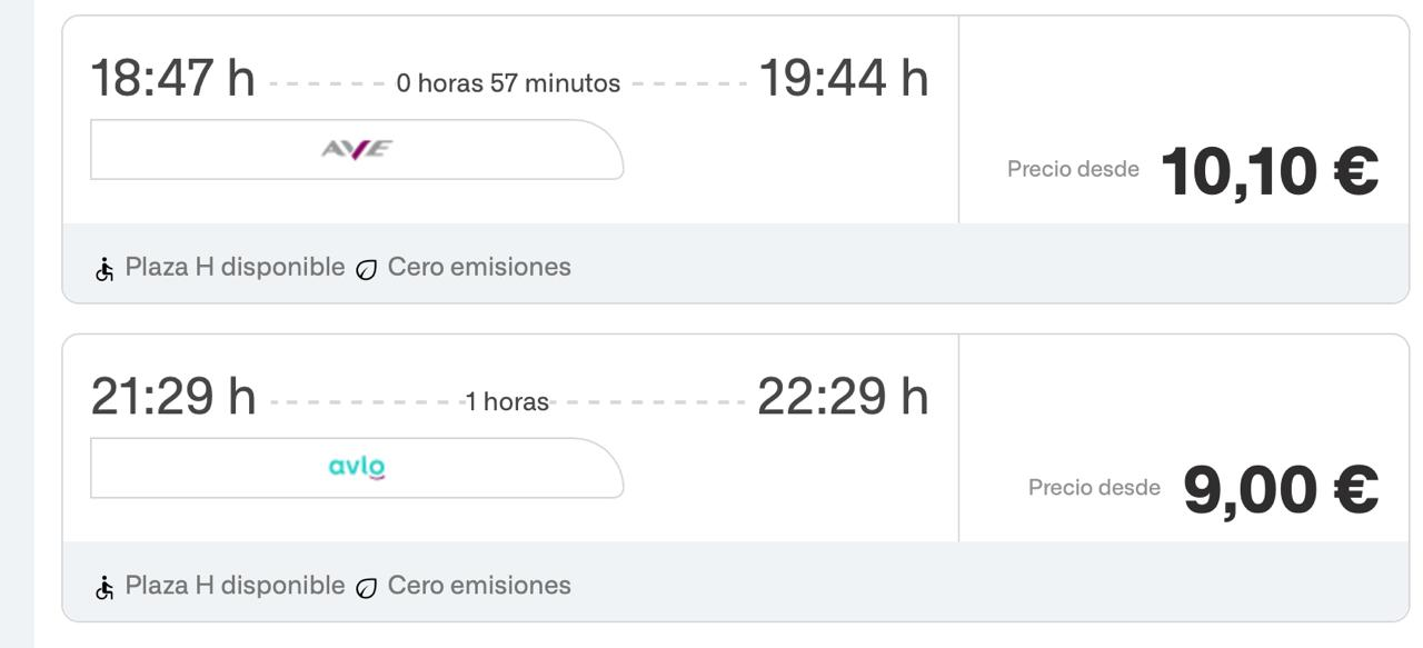 Opções de comboio entre Santiago de Compostela e Vigo
